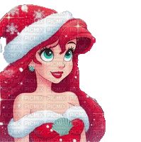 Arielle Ariel Christmas - GIF animé gratuit