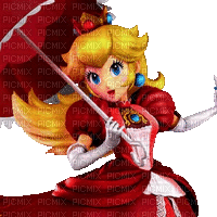 Peach Mario - 免费动画 GIF