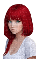 femme rousse - 無料png