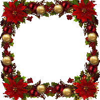 christmas frame gif cadre noel - Darmowy animowany GIF