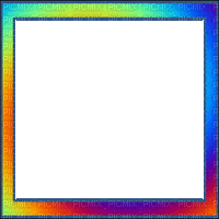 colorful frame gif couleurs cadre - GIF animé gratuit