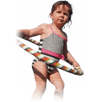 Kaz_Creations Child Girl Hoola Hoop Beachwear - png gratis
