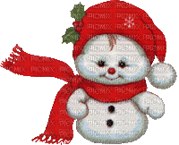 petit bonhomme de neige - Ingyenes animált GIF