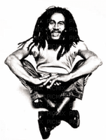 Bob Marley Assis en tailleur - png gratis