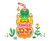 tangy cat oj juice box - PNG gratuit
