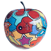 Apple Multicolor Art Deco - Bogusia - png ฟรี