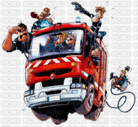 pompier - GIF animé gratuit