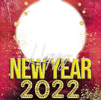 2022.New Year.Frame.Cadre.Victoriabea - PNG gratuit