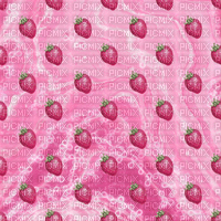 Pink Strawberries Background - GIF animé gratuit