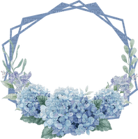 Hortensia Frame - 免费PNG