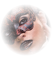 femme masqué - PNG gratuit