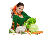 woman vegetables bp - PNG gratuit