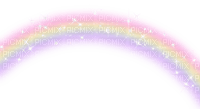 long glitter rainbow - Free PNG