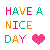 Schriftzug  Nice Day - Free animated GIF