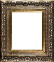 wood baroque frame - png gratis
