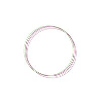 Frame Circle Green Pink - png ฟรี