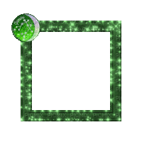 Small Green Frame - GIF animate gratis