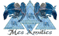 anges bleu - Darmowy animowany GIF