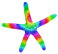 Starfish.Rainbow - PNG gratuit