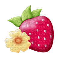 Strawberry Red Green  Charlotte Yellow - Bogusia - darmowe png