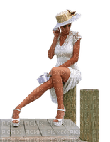 Kaz_Creations Woman Femme Sitting - PNG gratuit