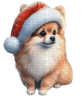 Kerst hond - darmowe png