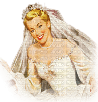 soave woman bride vintage beige brown - png ฟรี