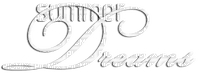 soave text summer dreams white - Free PNG