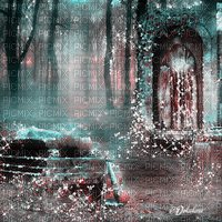 dolceluna forest animated spring gothic - Besplatni animirani GIF