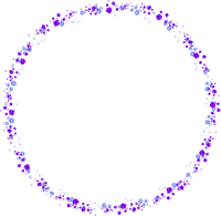kikkapink deco scrap bling frame purple - δωρεάν png