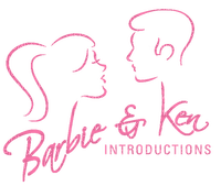 barbie and ken logo - gratis png