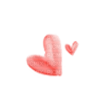 red tiny hearts - nemokama png
