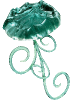 jellyfish (created with gimp) - Gratis animeret GIF