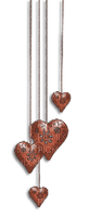 Brown Hearts - Free PNG