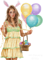 Easter woman by nataliplus - zdarma png
