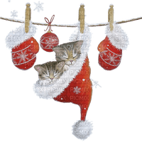 kikkapink christmas deco cat kitten kittens - png gratis