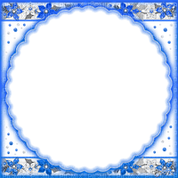 soave frame christmas winter circle flowers - zadarmo png