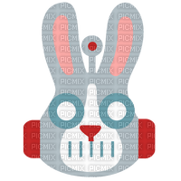 emojikitchen robot rabbit - ücretsiz png