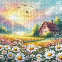 Background - Daisy - gratis png