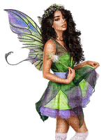 kikkapink spring woman fairy fantasy - png gratis