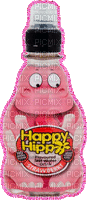 Happy Hippo Flavoured Water - glitter - Free animated GIF
