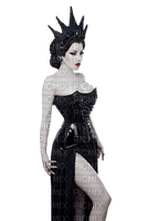 gothic goth dark woman femme frau beauty tube human person people black - png grátis