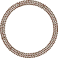 Coffee.Cadre.Frame.Circle.Victoriabea - PNG gratuit