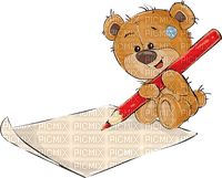 Teddy, letter, love. Leila - 免费PNG