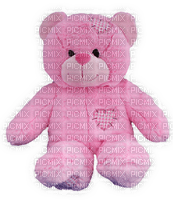 pink love teddy - png gratis