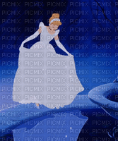 image encre animé effet dansant Cendrillon Disney deco rose blanc edited by me