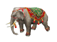 Thai elephant - Zdarma animovaný GIF