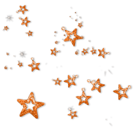 Stars Orange - PNG gratuit