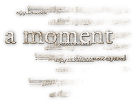 soave text a moment sepia - ilmainen png