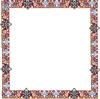Islamic art design frame 2 - GIF animado grátis